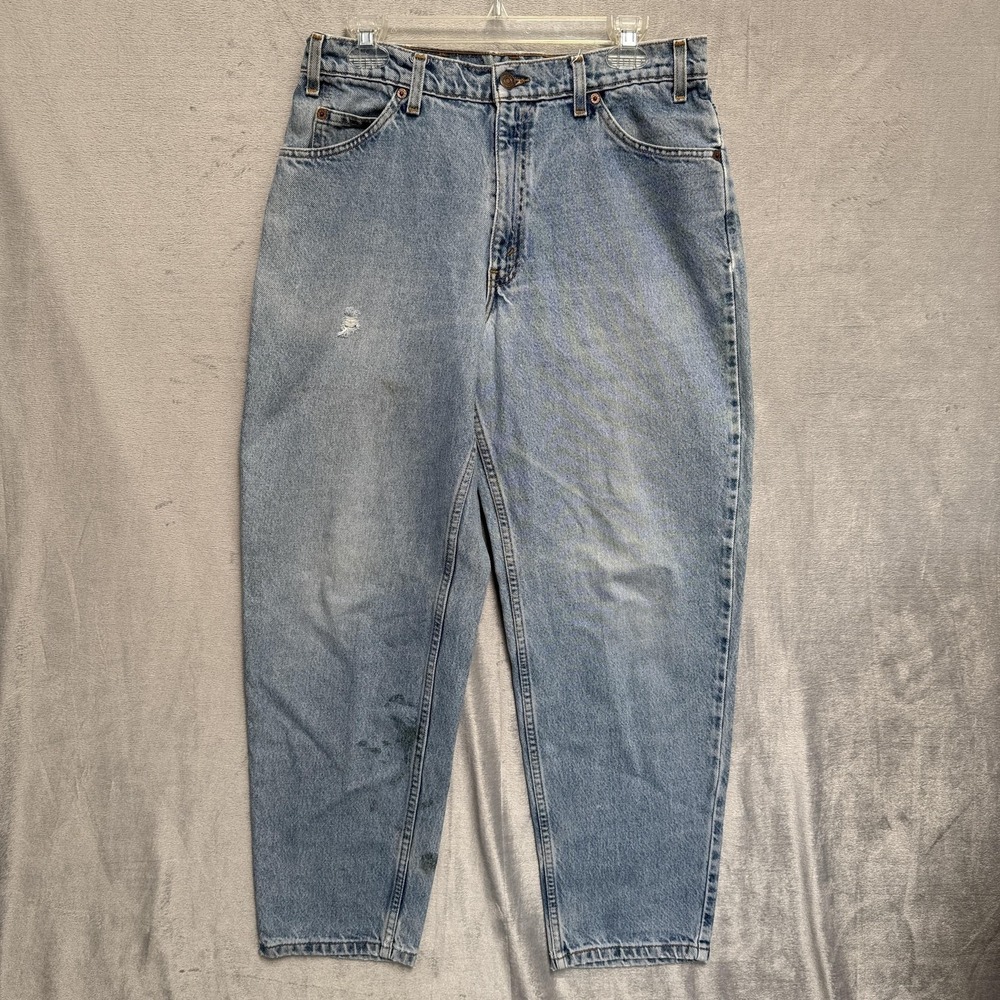 Vintage Levis 560 Loose Fit Jeans Mens 33x30 Blue Tapered Leg Distressed 90s